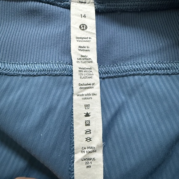 Lululemon Dance Studio Mid-Rise Jogger Size 14 Blue LW5BPJS - Picture 6 of 10